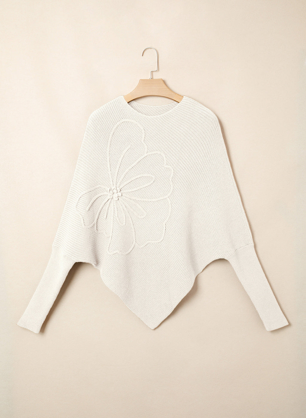 Women's Fall Sweaters Asymmetrical Poncho Knit Pullover Tops