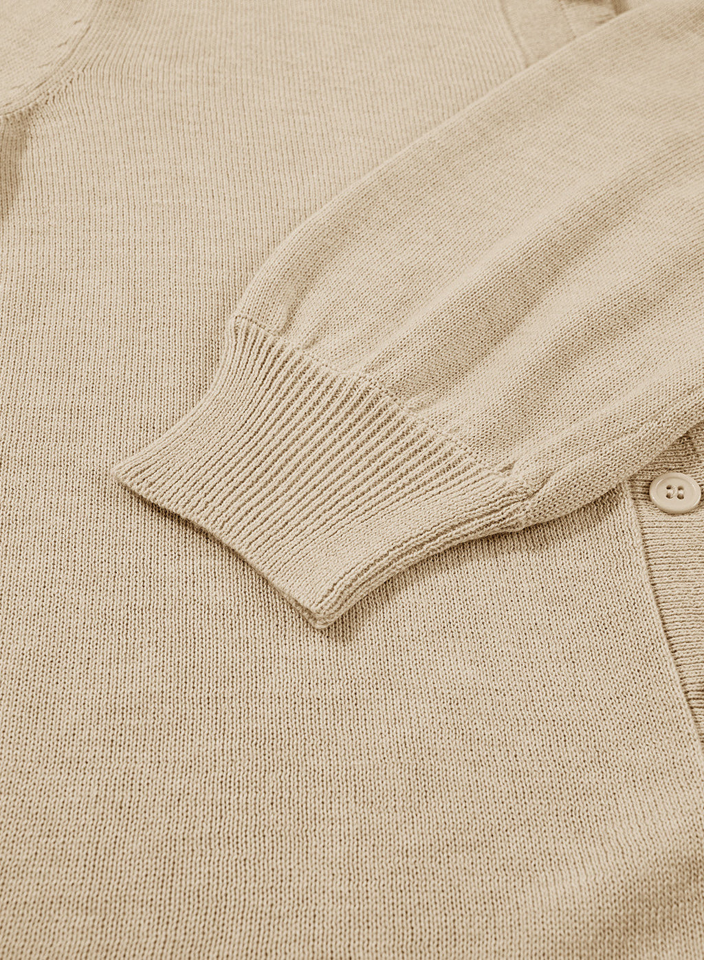 Solid color cardigan sweater