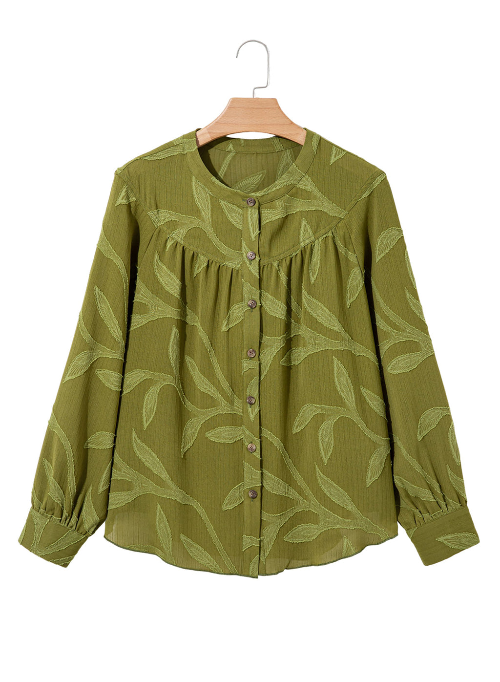 Womens Tops Casual Crewneck Boho Floral Button Down Shirts
