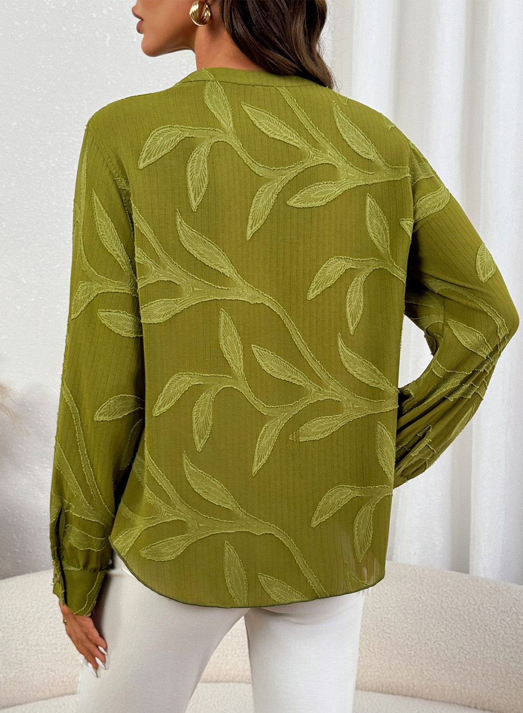 Womens Tops Casual Crewneck Boho Floral Button Down Shirts