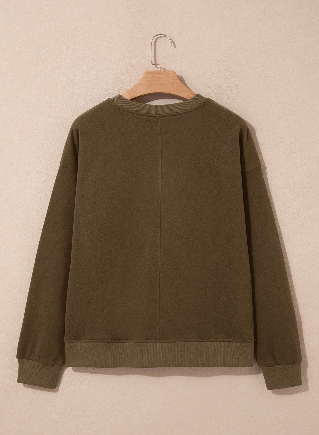 Womens Sweatshirt Long Sleeve Crew Neck Pullover Tops Floral Clothes