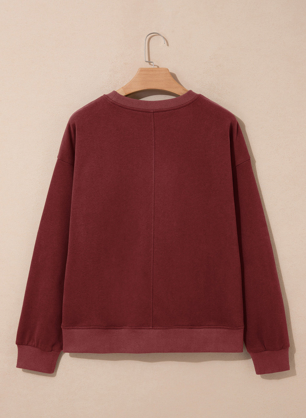 Womens Sweatshirt Long Sleeve Crew Neck Pullover Tops Floral Clothes