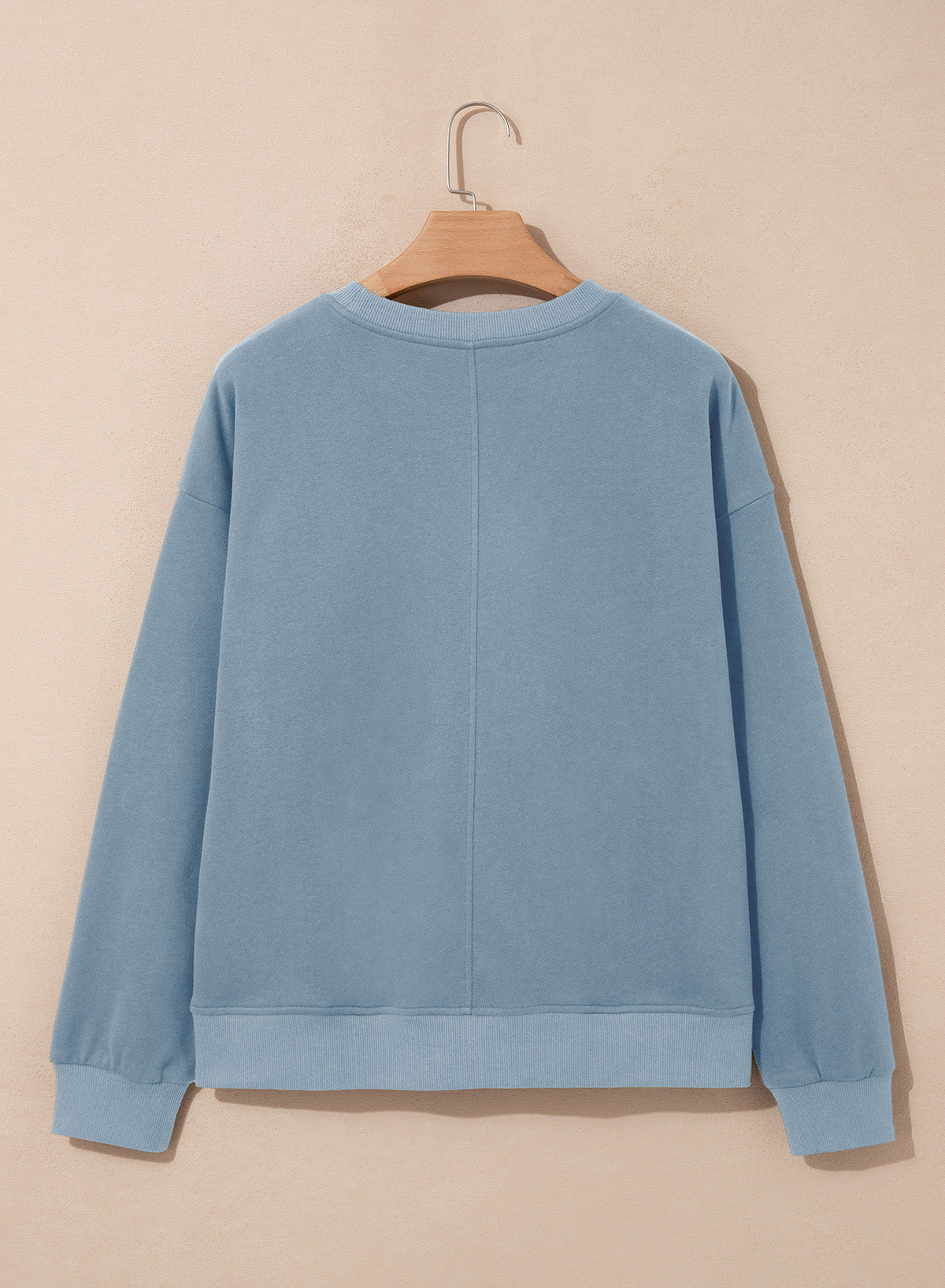Womens Sweatshirt Long Sleeve Crew Neck Pullover Tops Floral Clothes