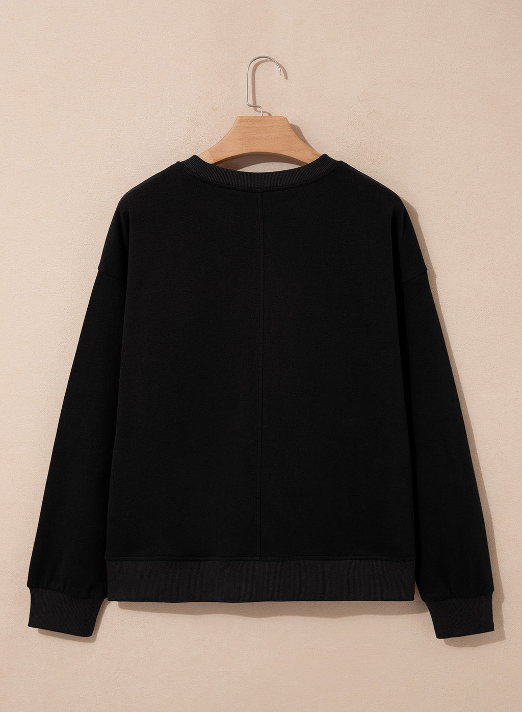 Womens Sweatshirt Long Sleeve Crew Neck Pullover Tops Floral Clothes