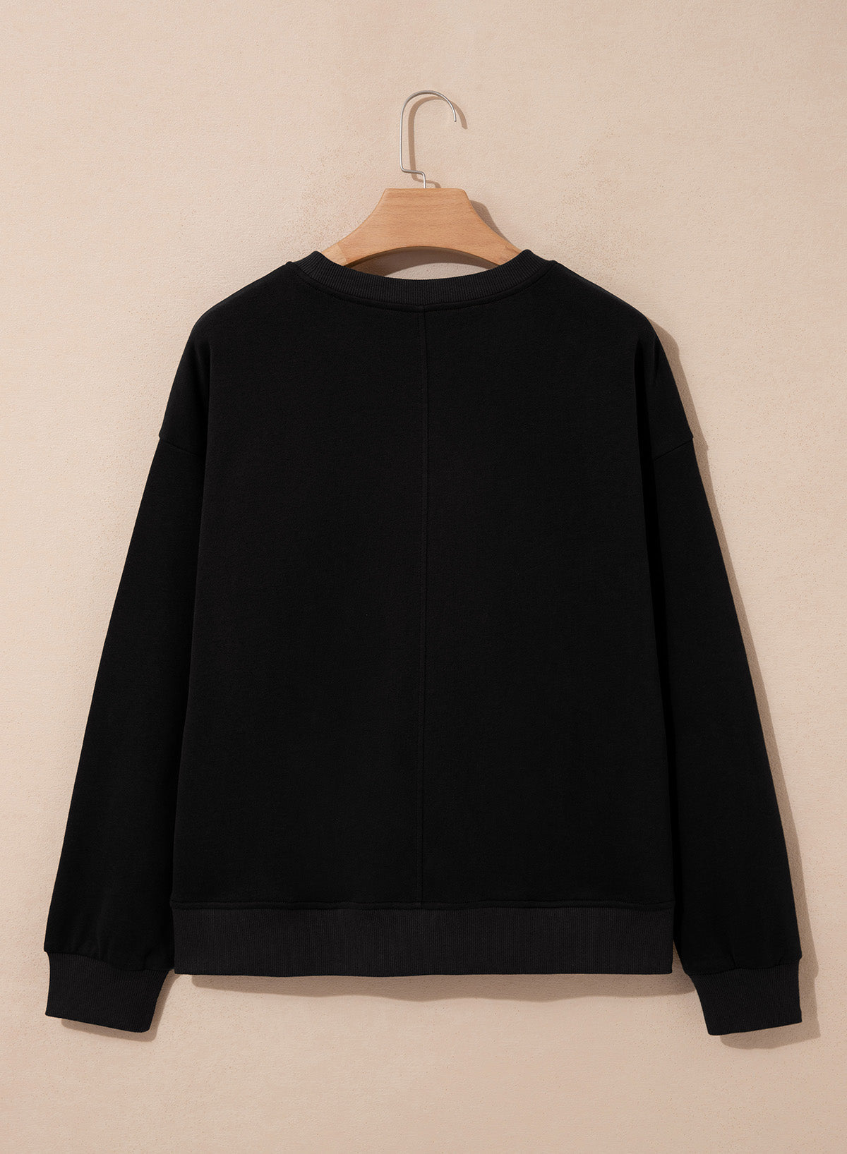 Womens Sweatshirt Long Sleeve Crew Neck Pullover Tops Floral Clothes