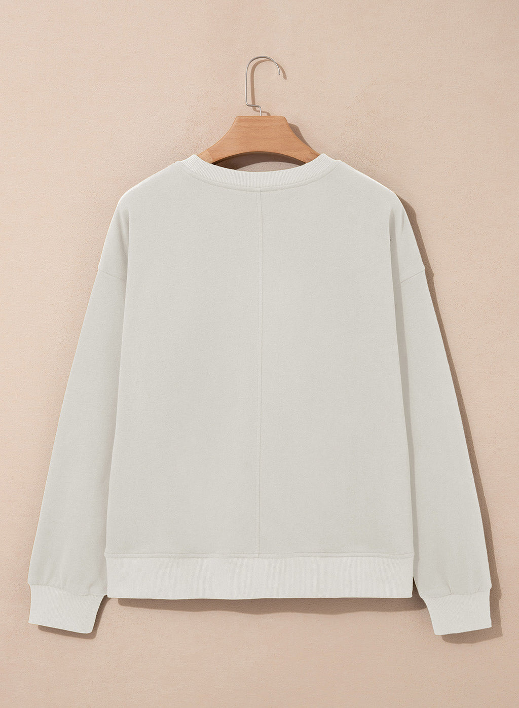 Womens Sweatshirt Long Sleeve Crew Neck Pullover Tops Floral Clothes