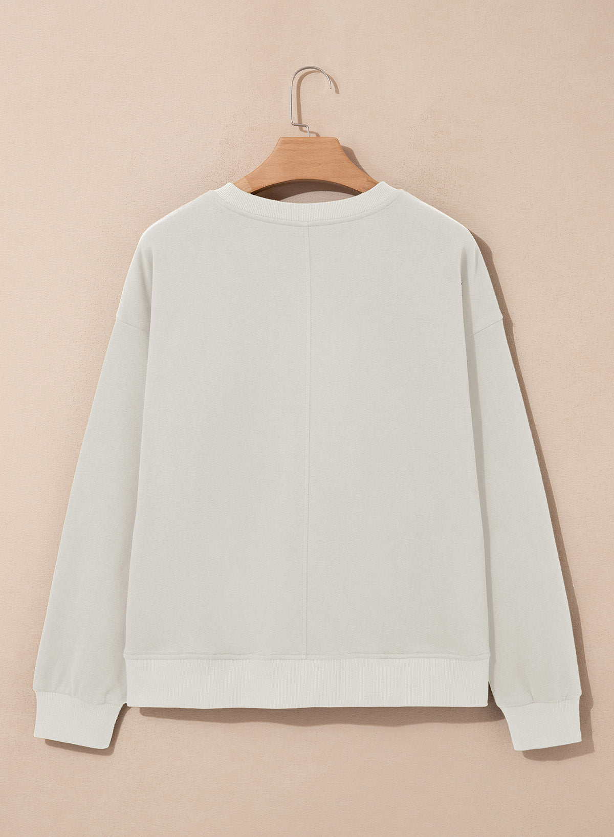 Womens Sweatshirt Long Sleeve Crew Neck Pullover Tops Floral Clothes