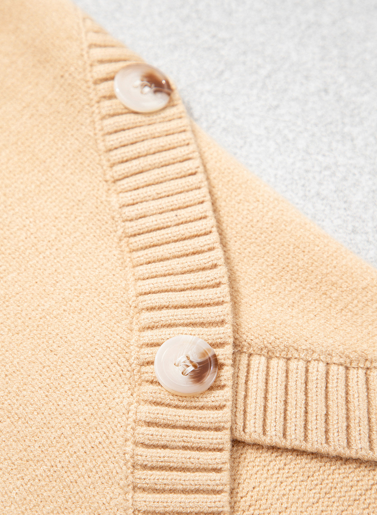 Womens Sweaters 3/4 Button Sleeve Crewneck Pullover Sweater Tops