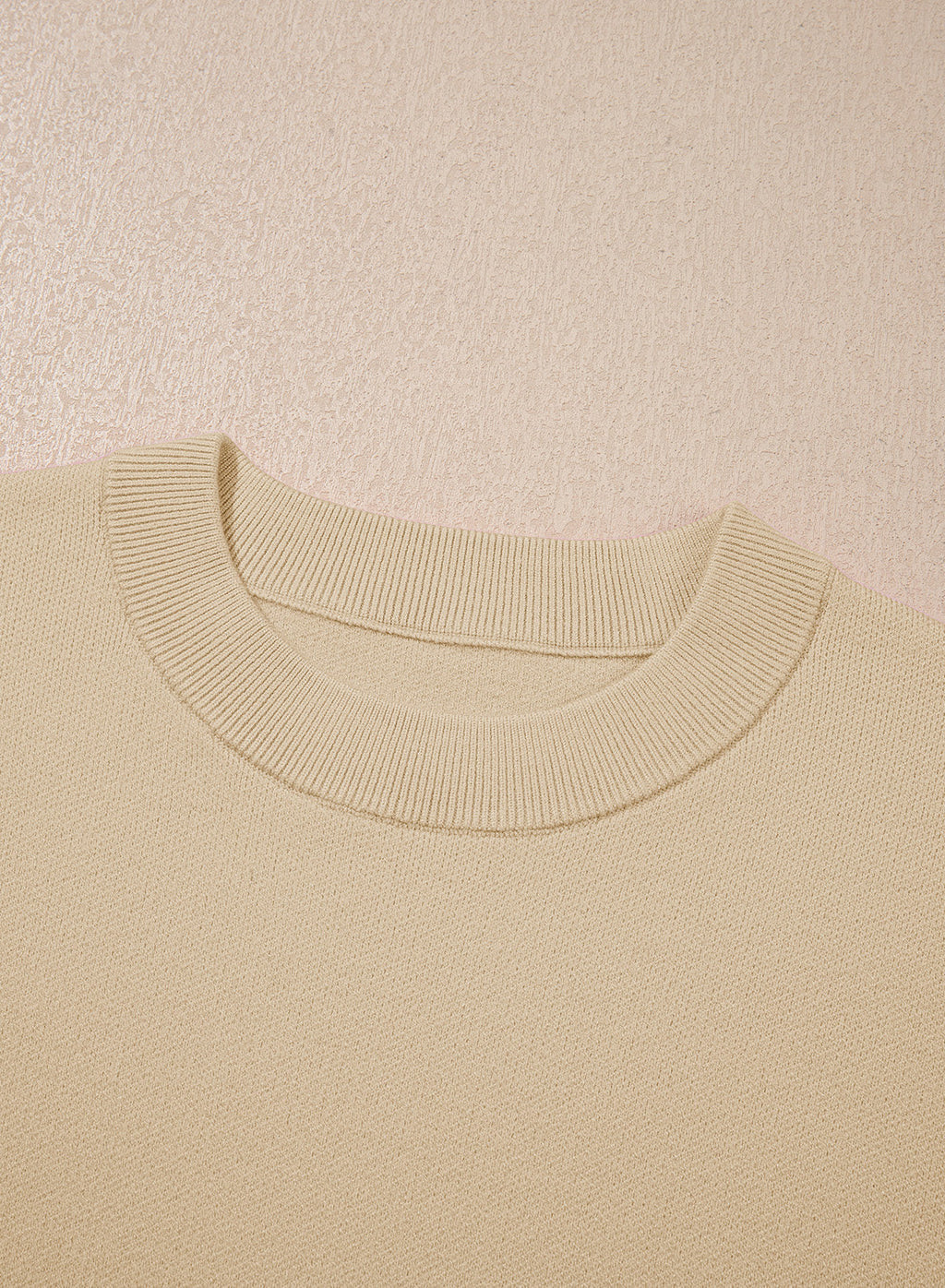 Sweaters for Women 3/4 Sleeve Scalloped Hem Top