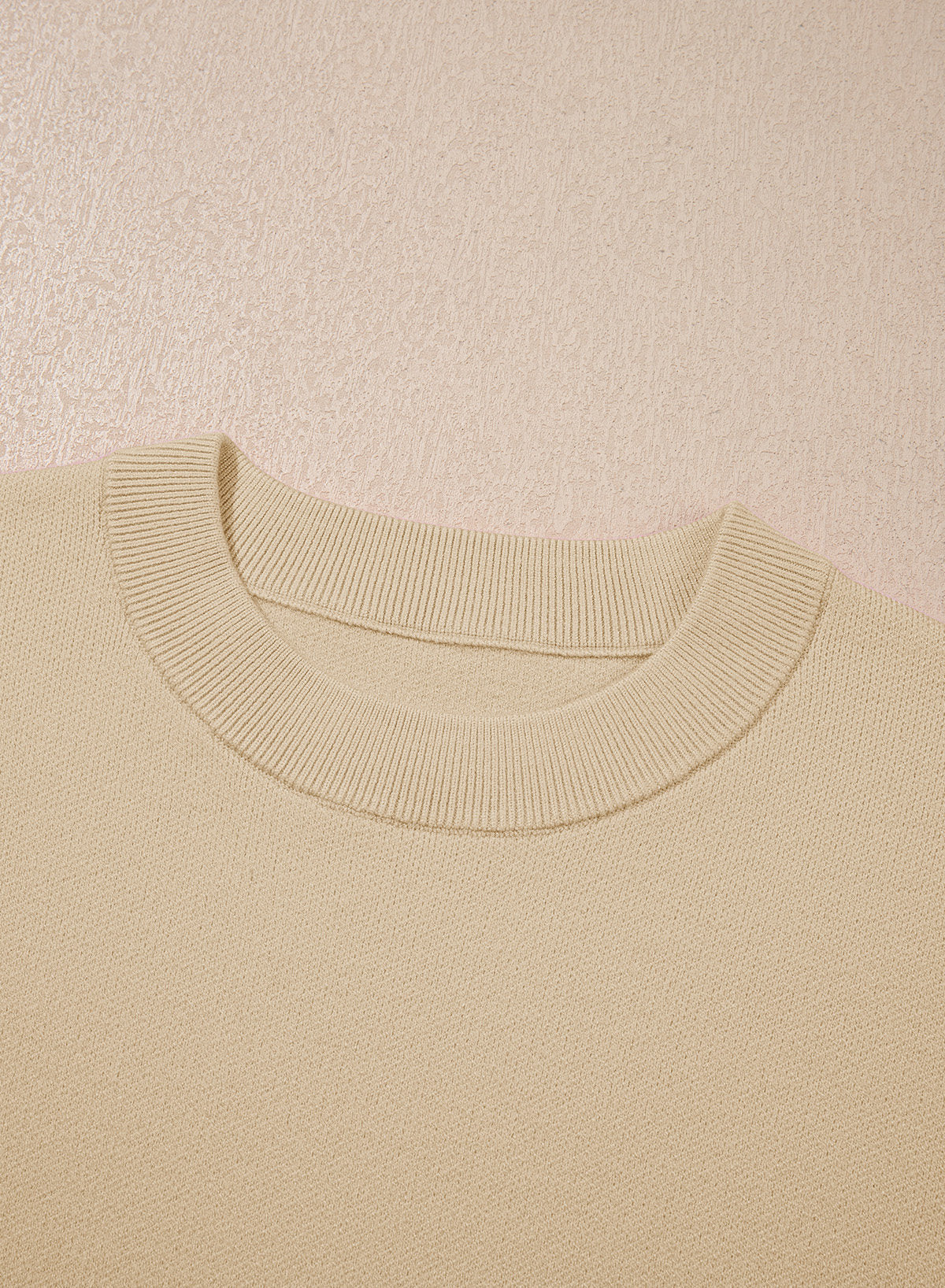 Sweaters for Women 3/4 Sleeve Scalloped Hem Top