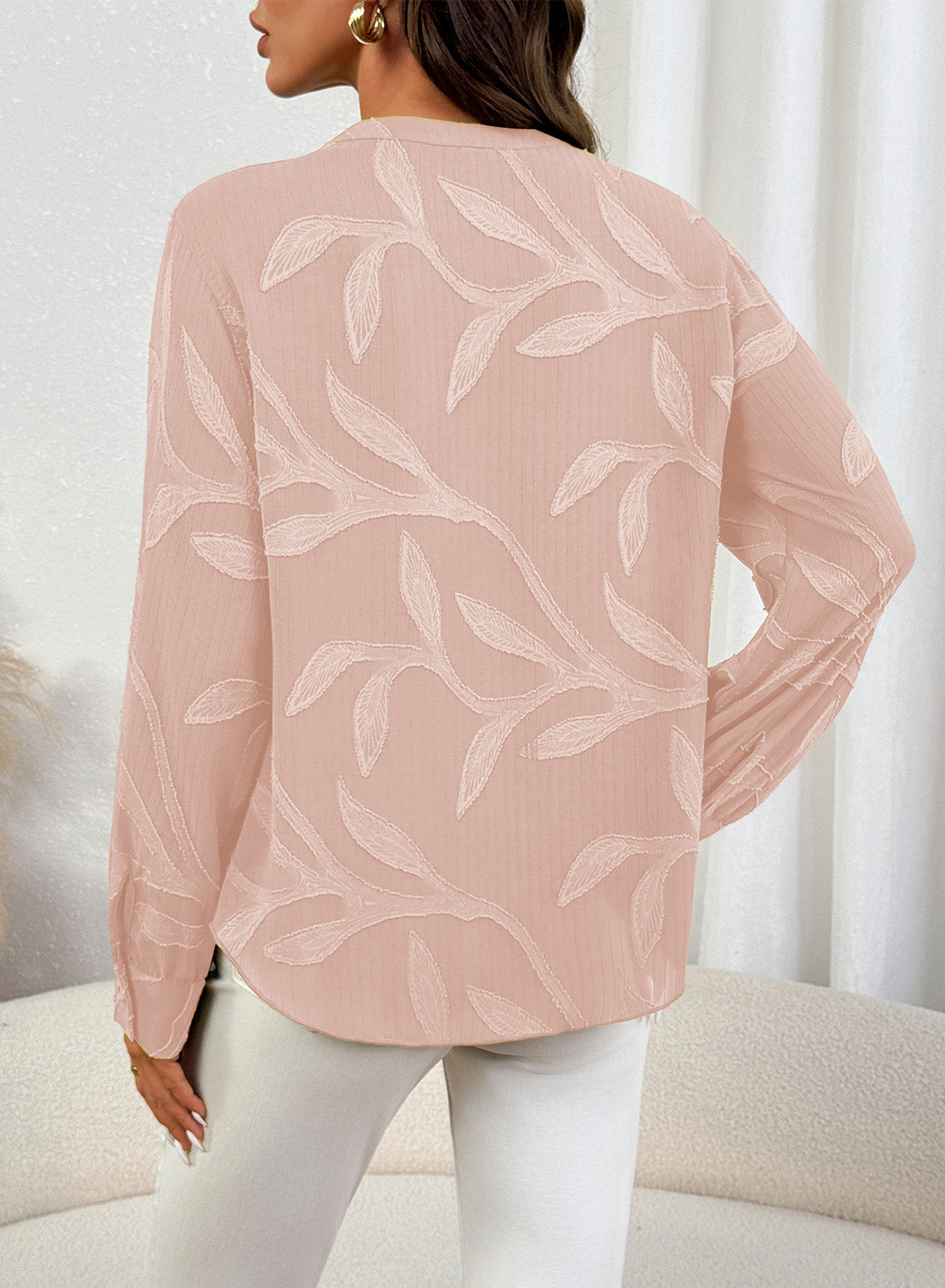 Womens Tops Casual Crewneck Boho Floral Button Down Shirts