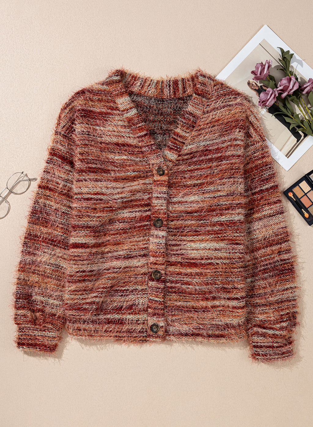 Oversized Textured Cardigan Spring Casual Y2k 90's Stripe Knit Airport Holiday Cardigan Fall Winter Evening Party Elegant Sweater Spring