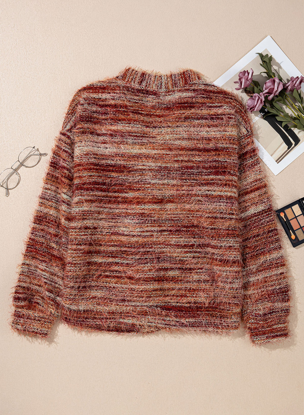 Oversized Textured Cardigan Spring Casual Y2k 90's Stripe Knit Airport Holiday Cardigan Fall Winter Evening Party Elegant Sweater Spring