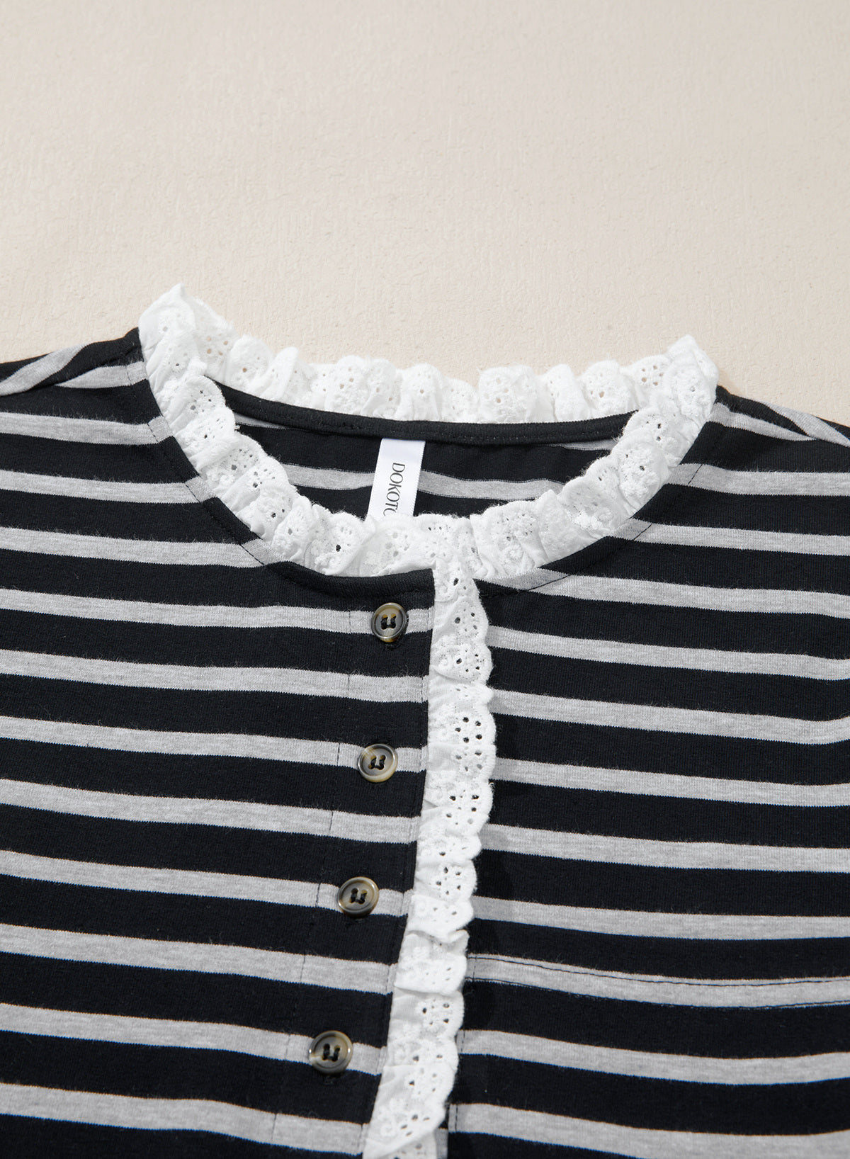 Womens Tops 3/4 Length Sleeve V Neck Loose Casual T Shirts
