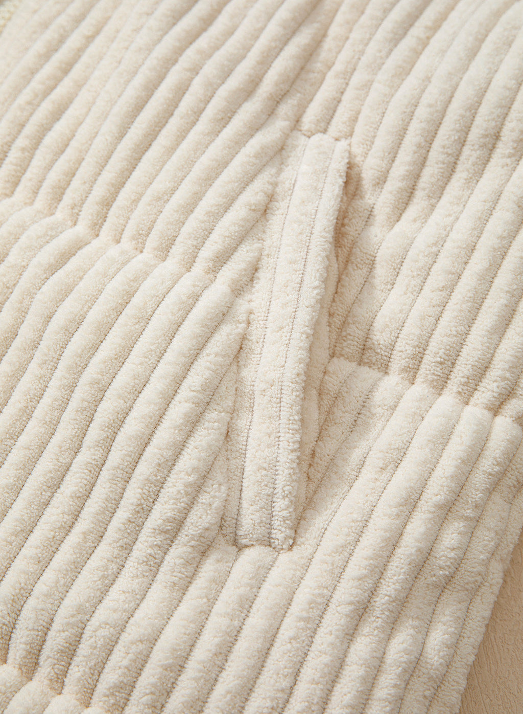 Corduroy Padded Coat In Fall/Winter