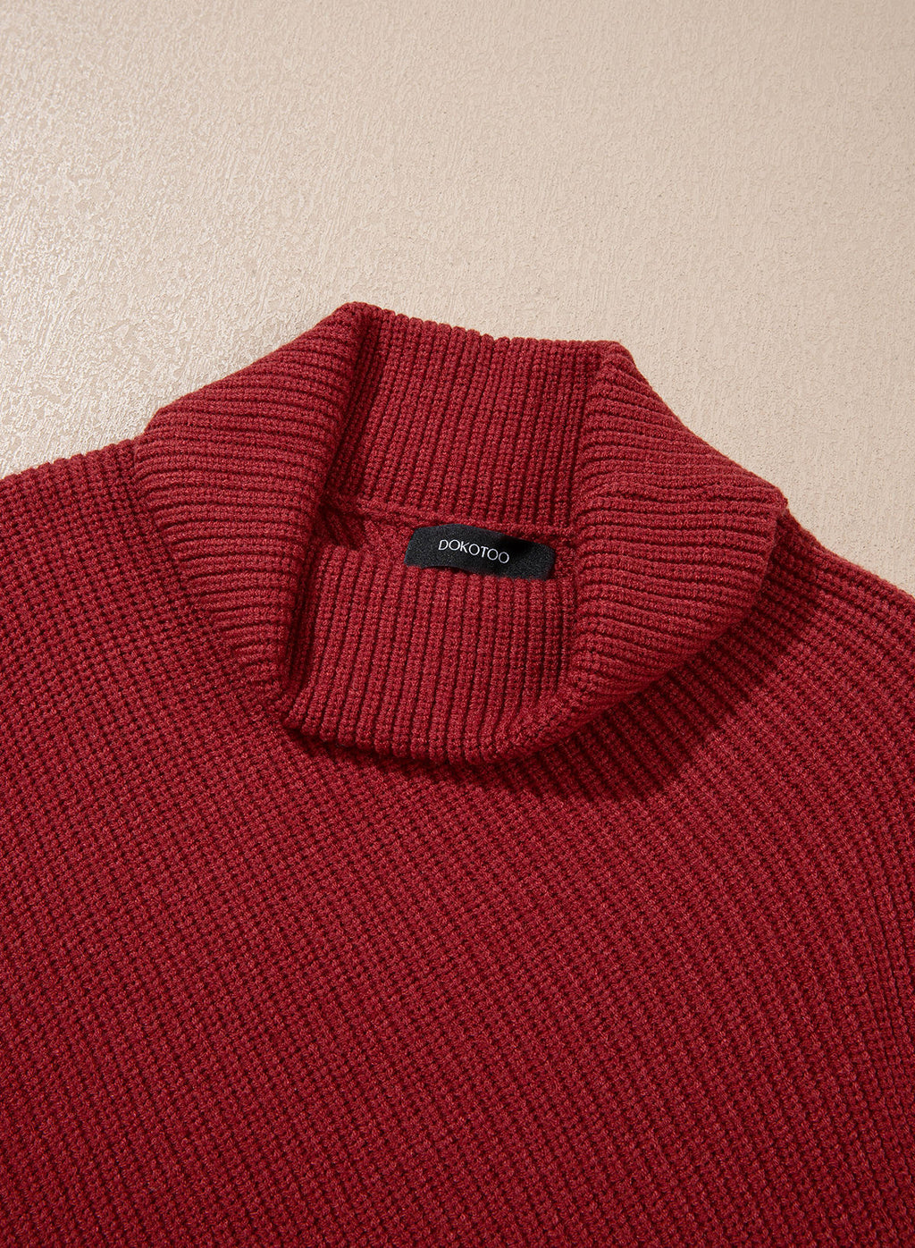 Women's Turtleneck Asymmetrical  Oversized Batwing Sleeve Sweaters