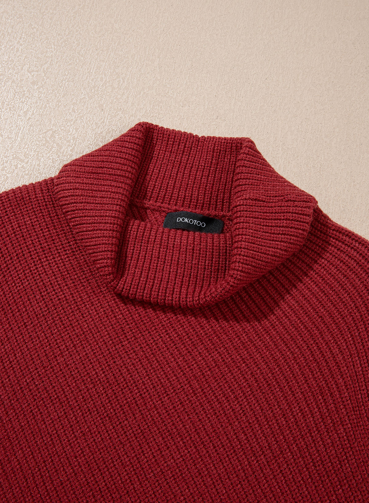 Women's Turtleneck Asymmetrical  Oversized Batwing Sleeve Sweaters