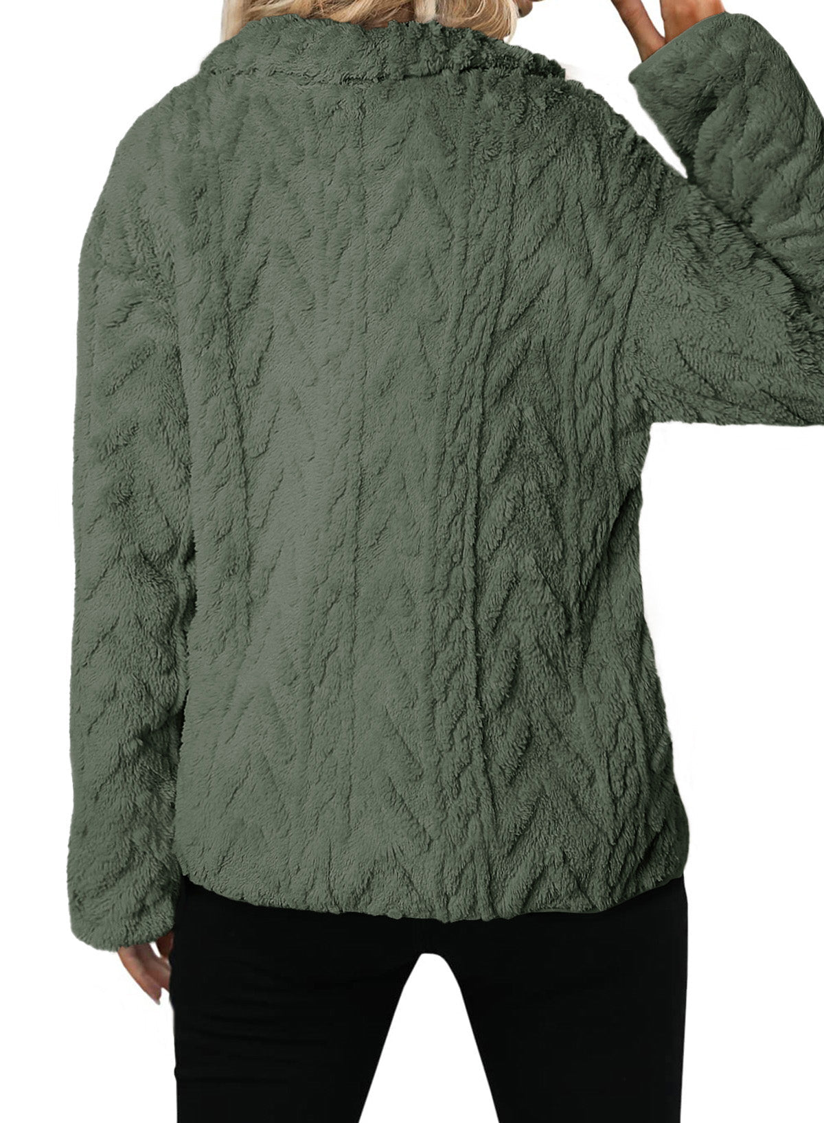 Dokotoo Winter Fleece Jacket for Women 2026 Zipper Casual Coat with Pockets