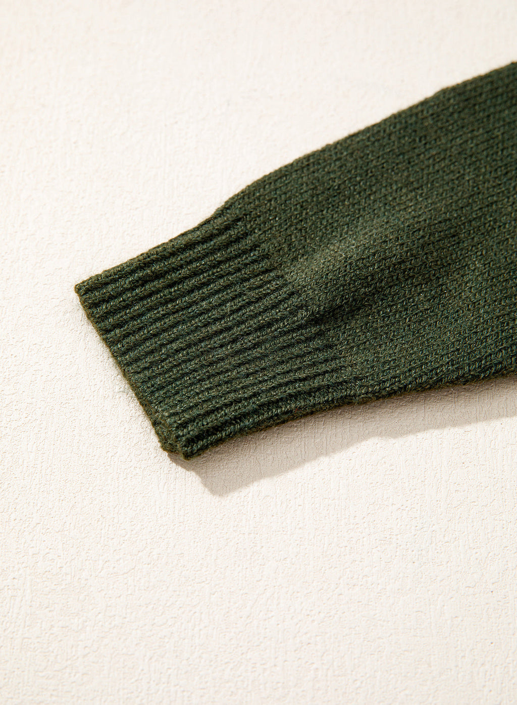 Asymmetrical Lapel Collar Pullover Sweater Tops