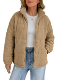 Corduroy Padded Coat In Fall/Winter