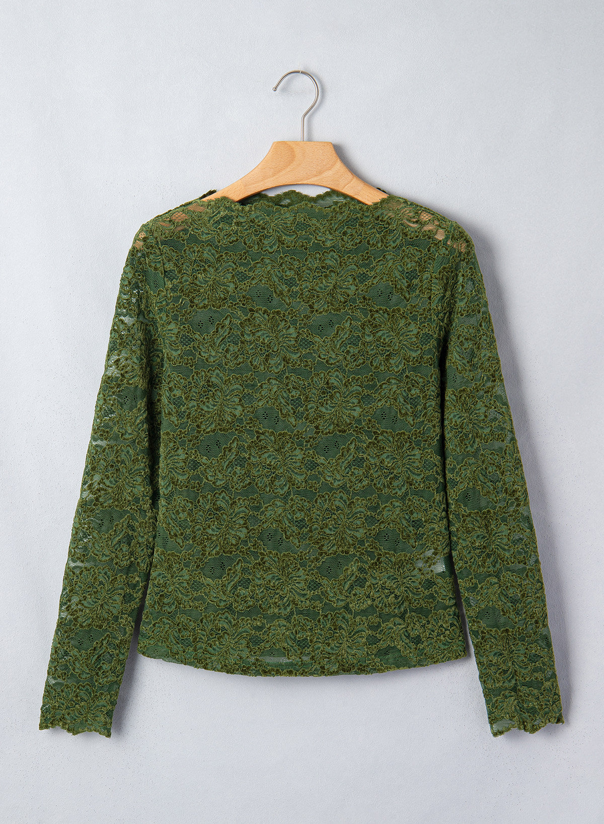 Dokotoo Lace Long Sleeve Tops for Women Sheer Mesh Fall Y2K Blouse 2026