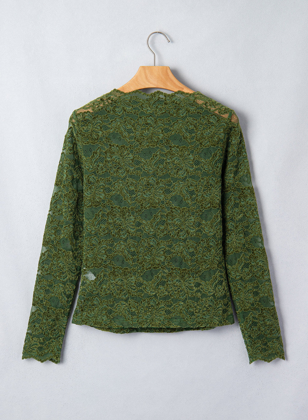 Dokotoo Lace Long Sleeve Tops for Women Sheer Mesh Fall Y2K Blouse 2026