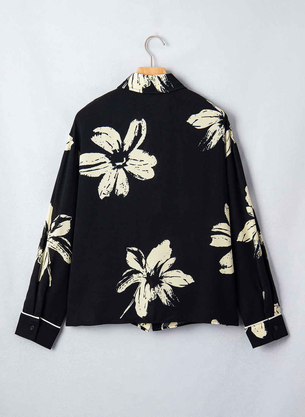 Womens Tops Polka Dot Long Sleeve Button Down Blouses