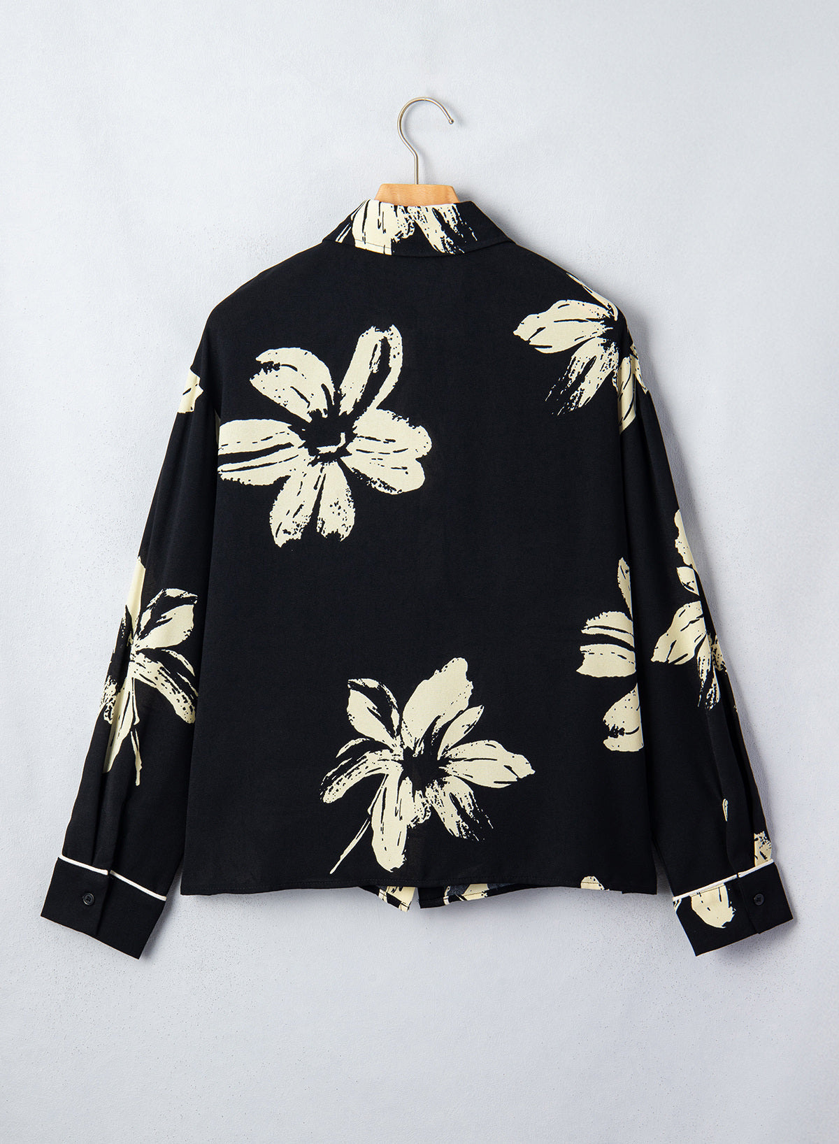 Womens Tops Polka Dot Long Sleeve Button Down Blouses