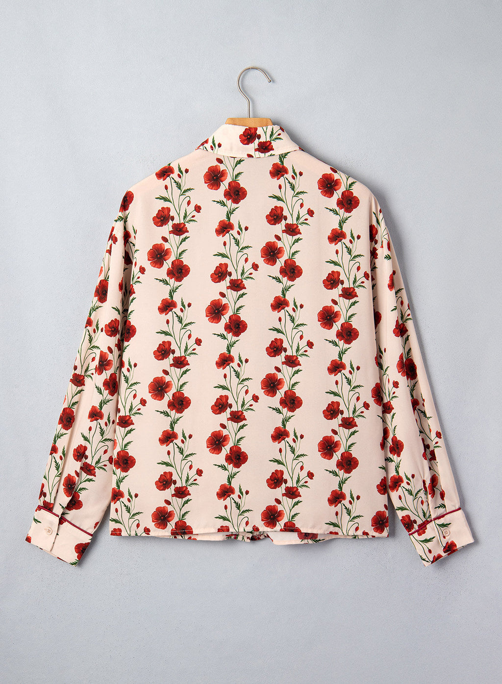 Womens Tops Polka Dot Long Sleeve Button Down Blouses