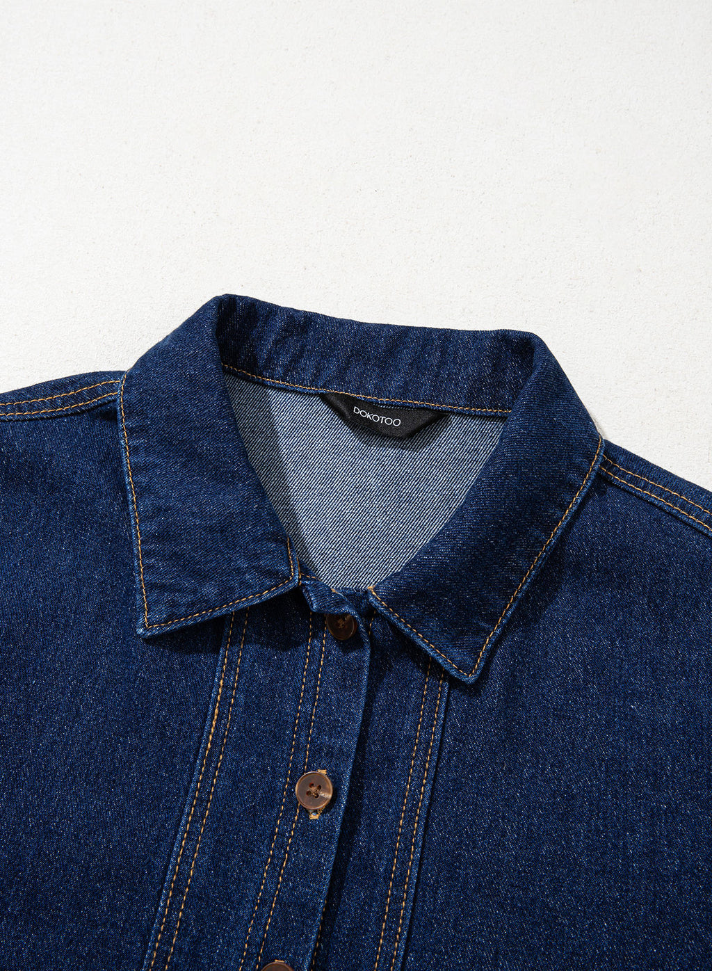 Dokotoo Womens Jean Jacket Denim Oversized Button Down Denim Jackets Coat