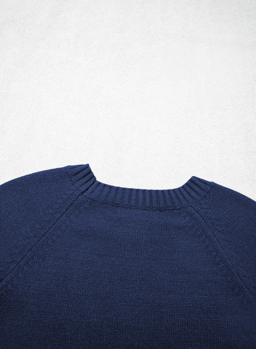 Womens Sweaters 3/4 Button Sleeve Crewneck Pullover Sweater Tops