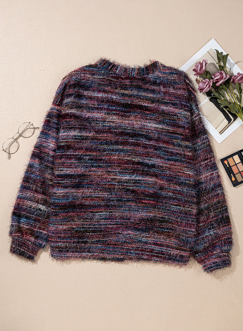 Oversized Textured Cardigan Spring Casual Y2k 90's Stripe Knit Airport Holiday Cardigan Fall Winter Evening Party Elegant Sweater Spring