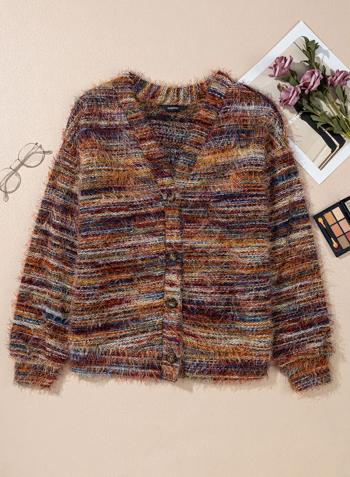 Oversized Textured Cardigan Spring Casual Y2k 90's Stripe Knit Airport Holiday Cardigan Fall Winter Evening Party Elegant Sweater Spring