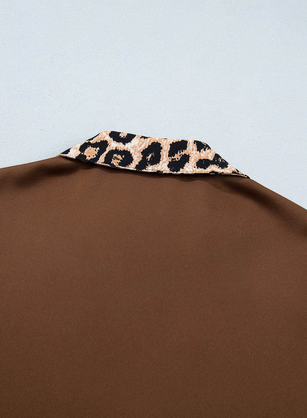 Dokotoo Womens Tops Business Casual Outfits Long Sleeve V Neck Button Down Shirts Satin Leopard Print Elegant Work Blouses