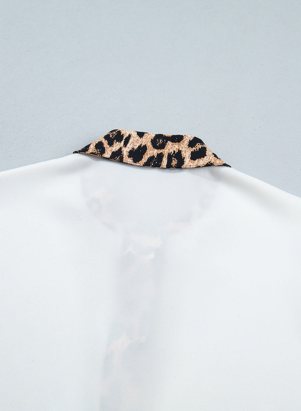 Dokotoo Womens Tops Business Casual Outfits Long Sleeve V Neck Button Down Shirts Satin Leopard Print Elegant Work Blouses
