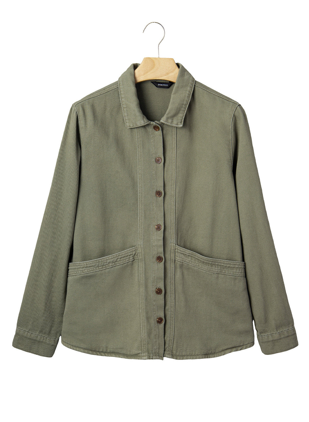 Dokotoo Womens Jean Jacket Denim Oversized Button Down Denim Jackets Coat