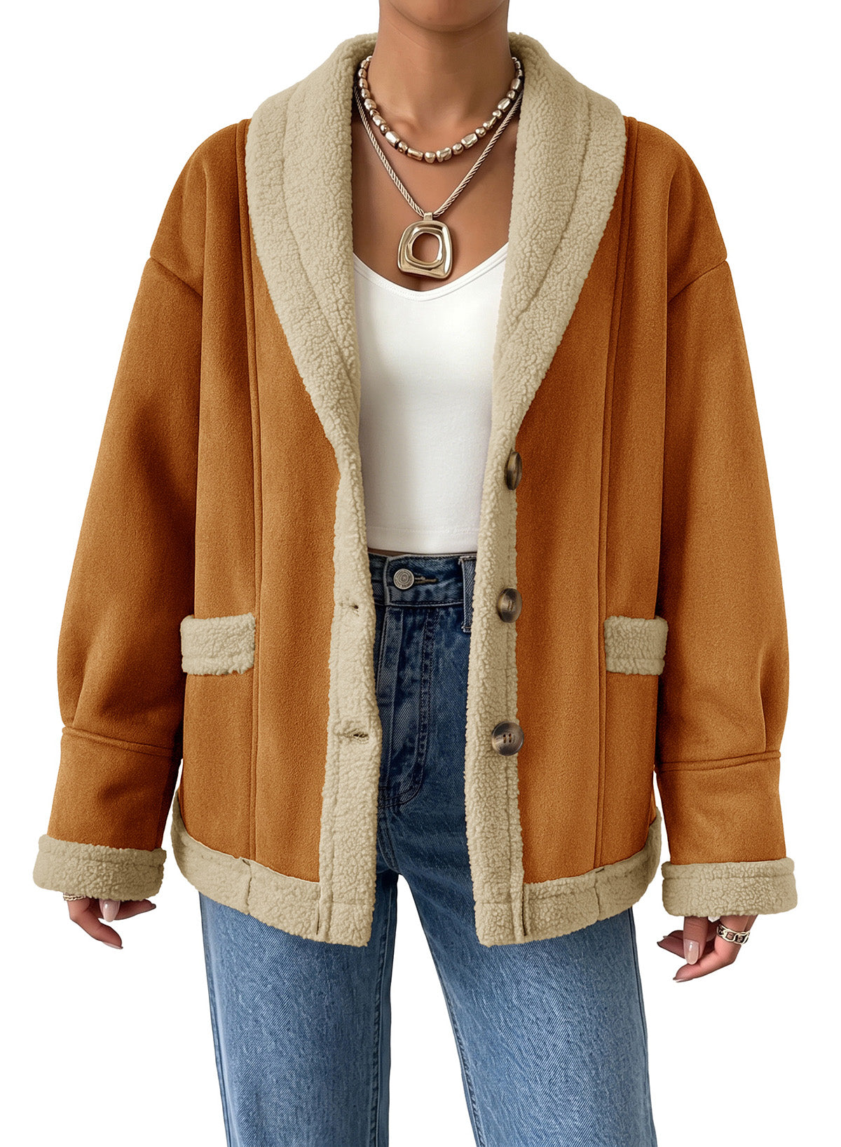 Dokotoo Women's Fleece Jacket 2026 Winter Warm Outwear Coat