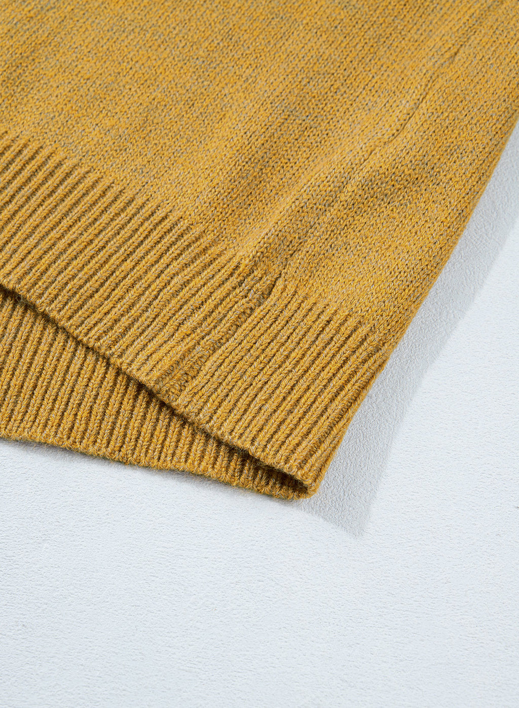 Asymmetrical Lapel Collar Pullover Sweater Tops