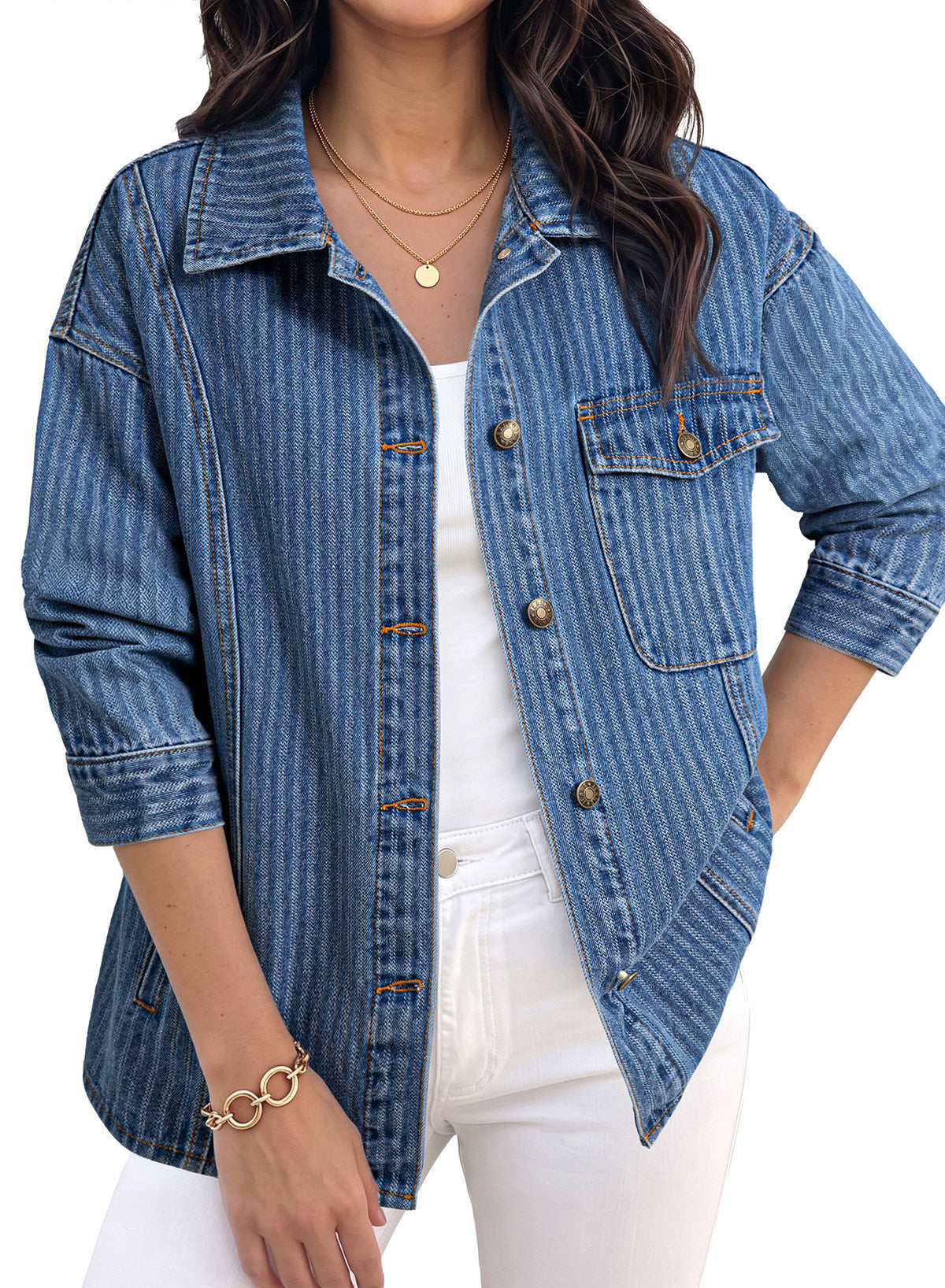 Dokotoo Denim Jackets for Women 2026 Trendy Shacket