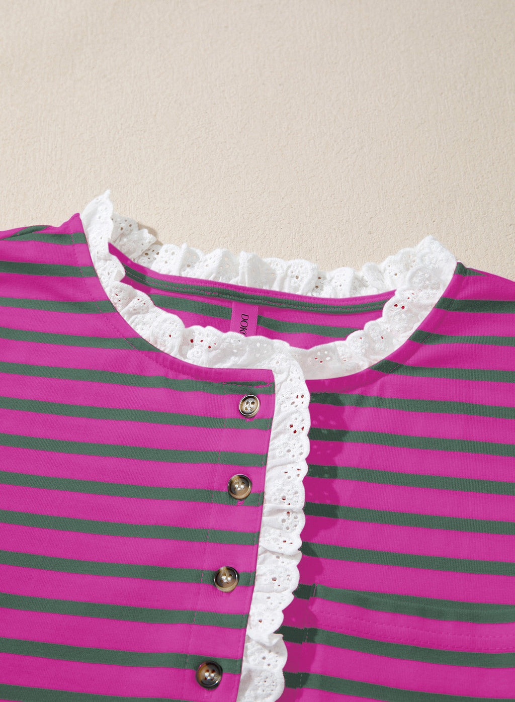 Womens Tops 3/4 Length Sleeve V Neck Loose Casual T Shirts
