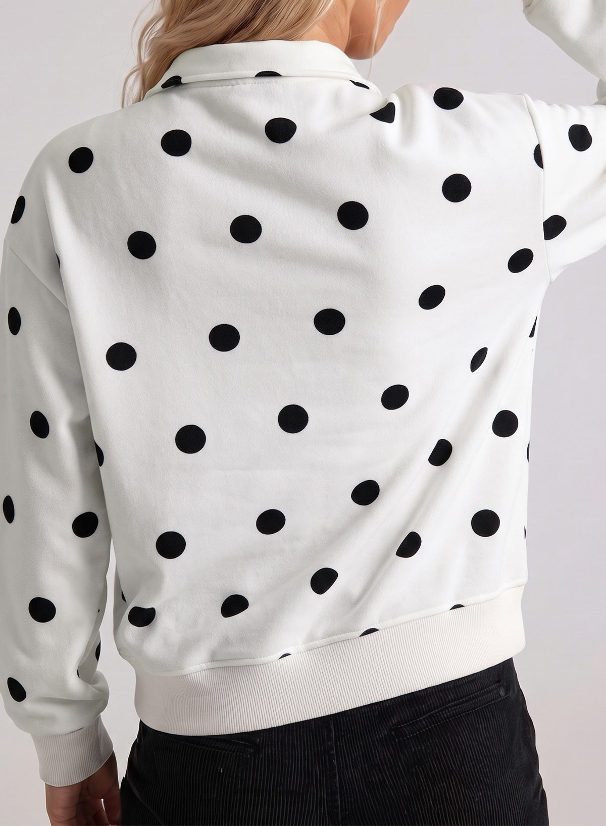 Dokotoo Sweatshirt for Women Half Zip Long Sleeve Casual Pullover Tops