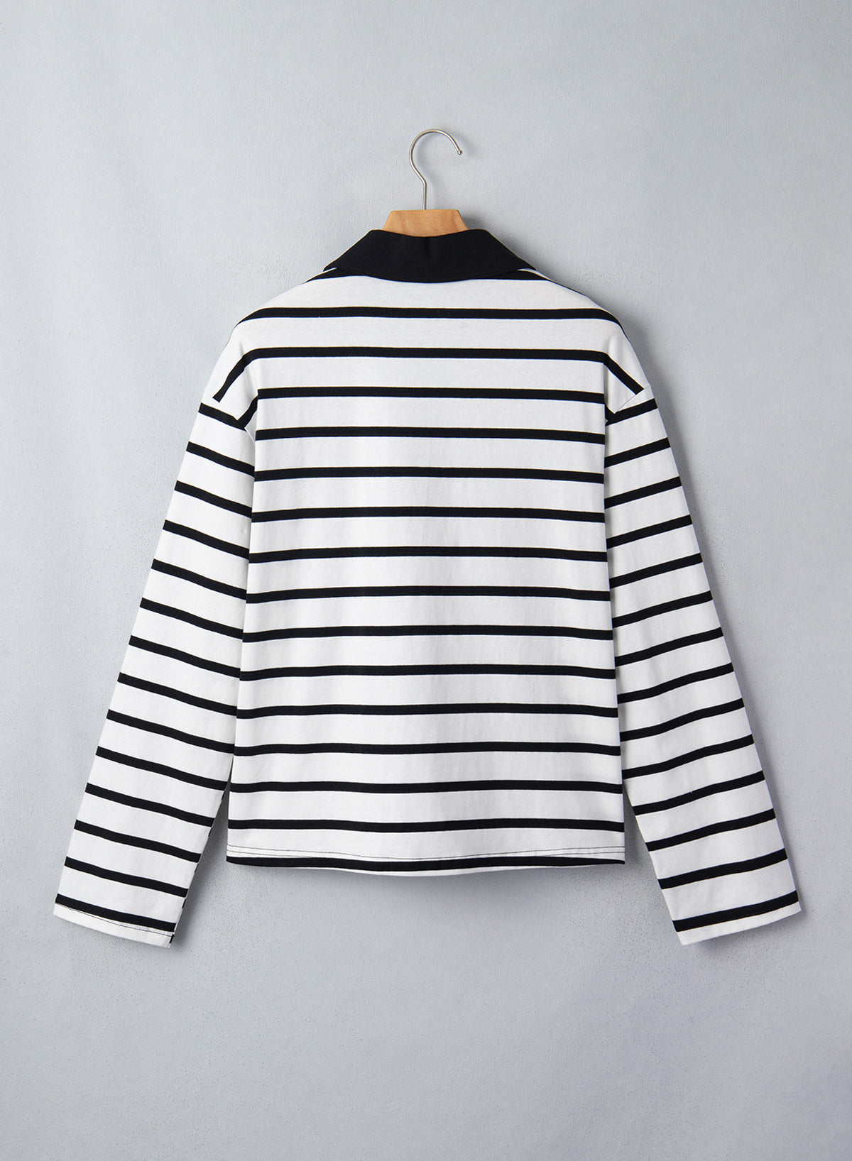 Dokotoo Womens Tops Long Sleeve Striped Color Block Button Down Shirts