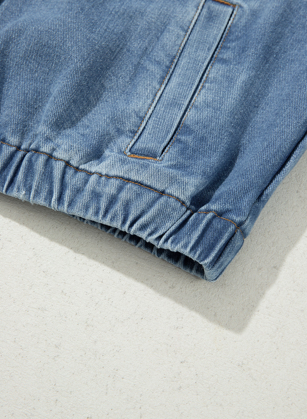 Dokotoo Womens Cropped Jean Jacket Zip Up Oversized Denim Jacket
