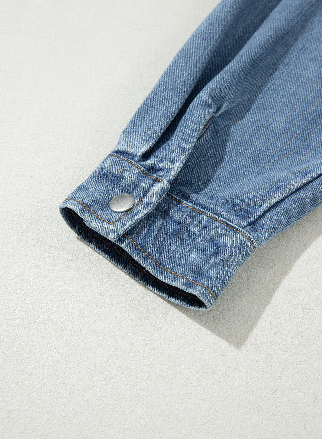 Dokotoo Womens Cropped Jean Jacket Zip Up Oversized Denim Jacket