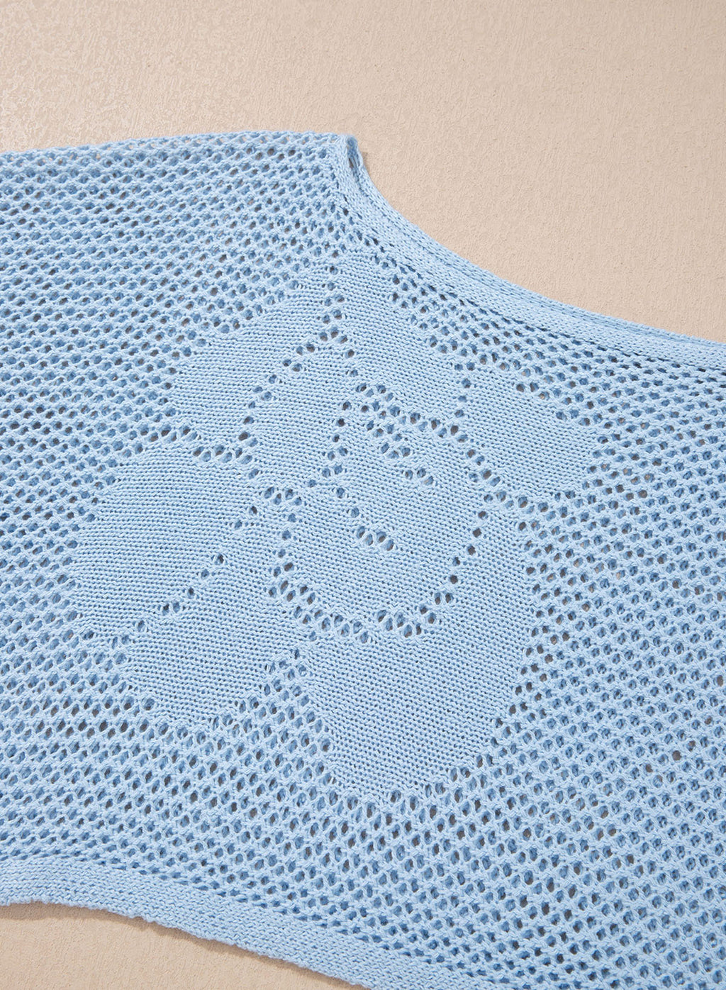 Dokotoo Women's Crochet Sweater Tops Cropped Swimsuits Cover Ups