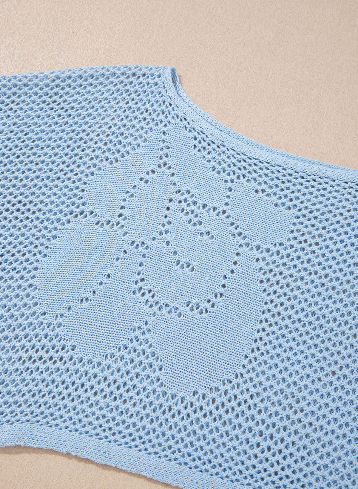 Dokotoo Women's Crochet Sweater Tops Cropped Swimsuits Cover Ups