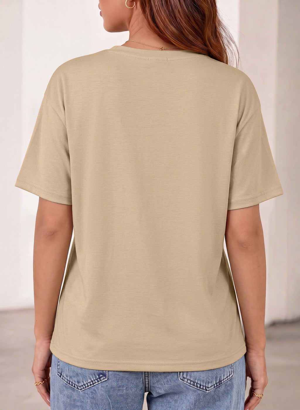 Dokotoo Womens Summer Tops Drawstring Side Ruched Tunic Shirts