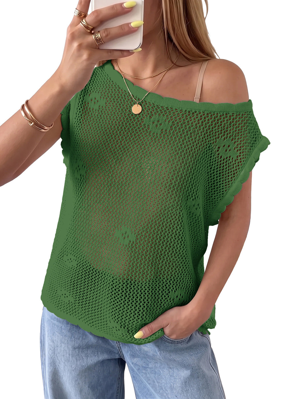 Dokotoo Women's Sleeveless Crochet Tank Tops Summer Sweater Knit Vest 2026
