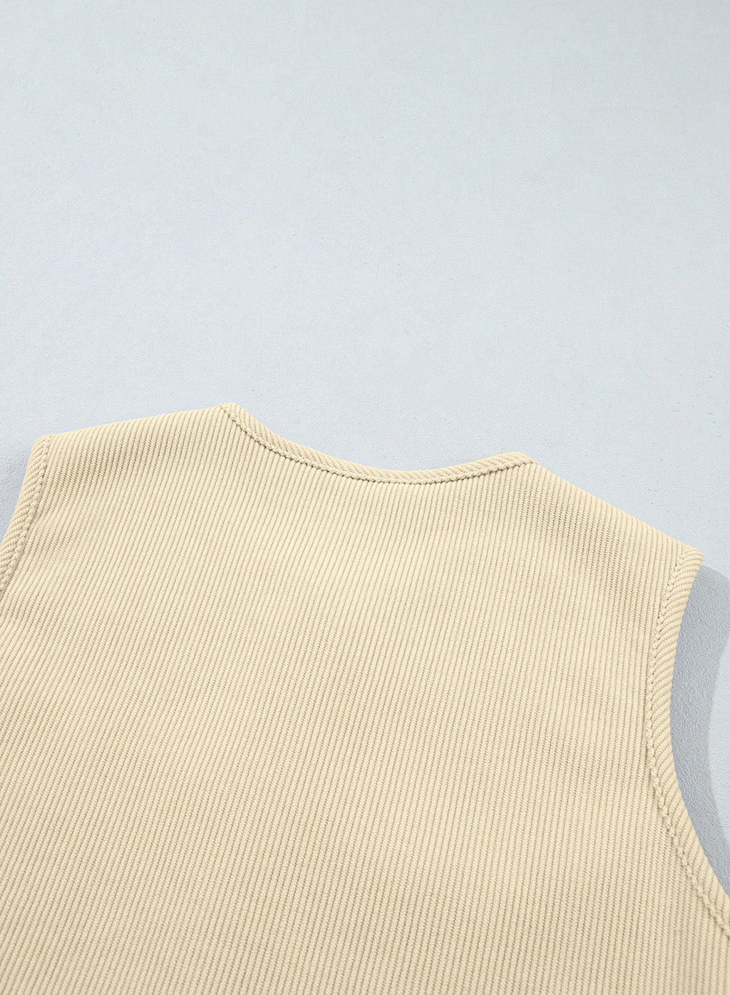 Dokotoo Vest Tops for Women Button Up Sleeveless Corduroy Vests