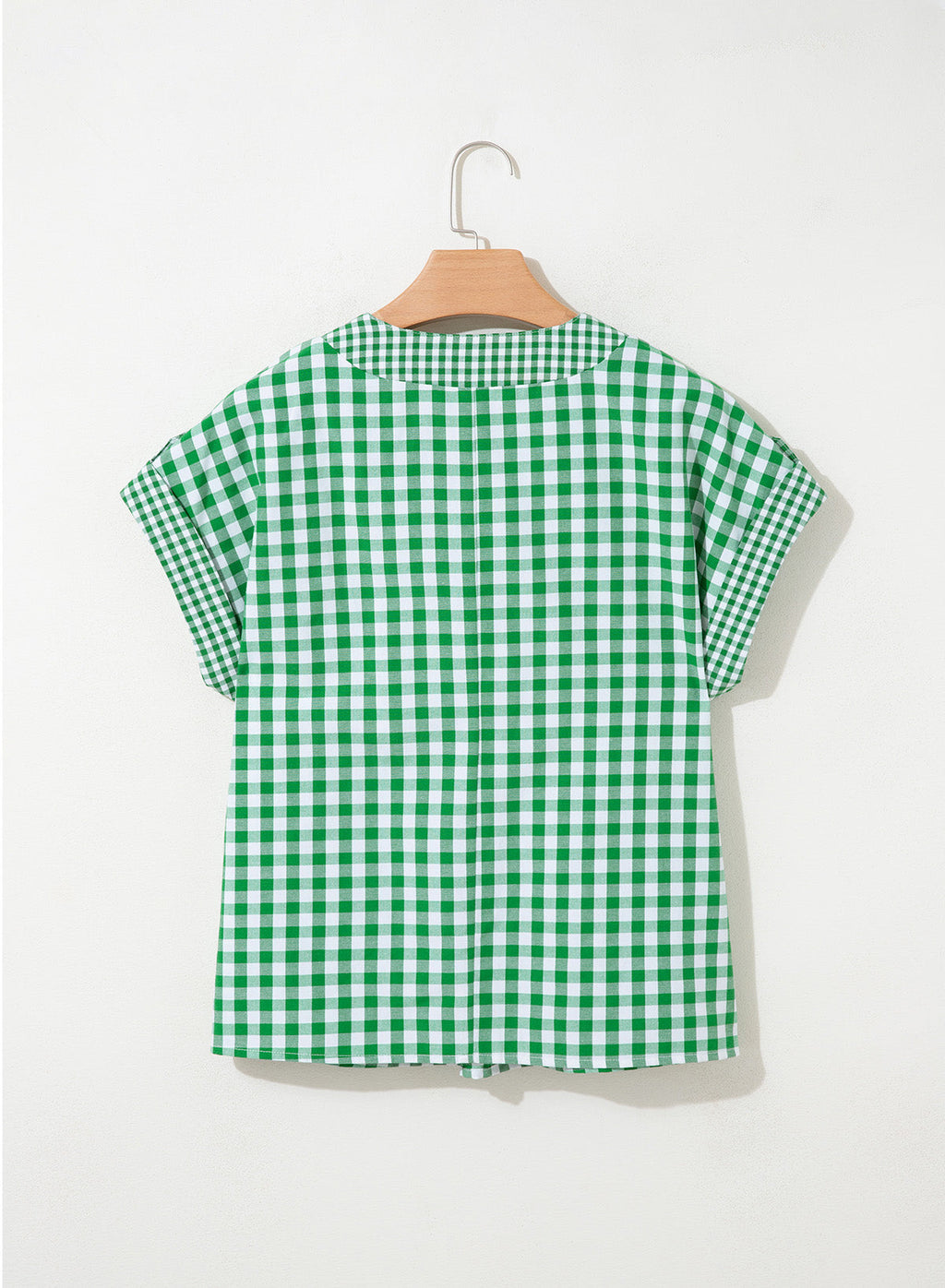 Dokotoo Womens Summer Tops Cap Sleeve Plaid V Neck T Shirts 2026 Outfits
